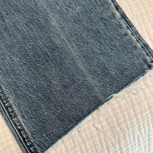 HUDSON Jeans womens Rosie Golden Destructed High-Rise Wide Leg Jean, 23 - Picture 14 of 16